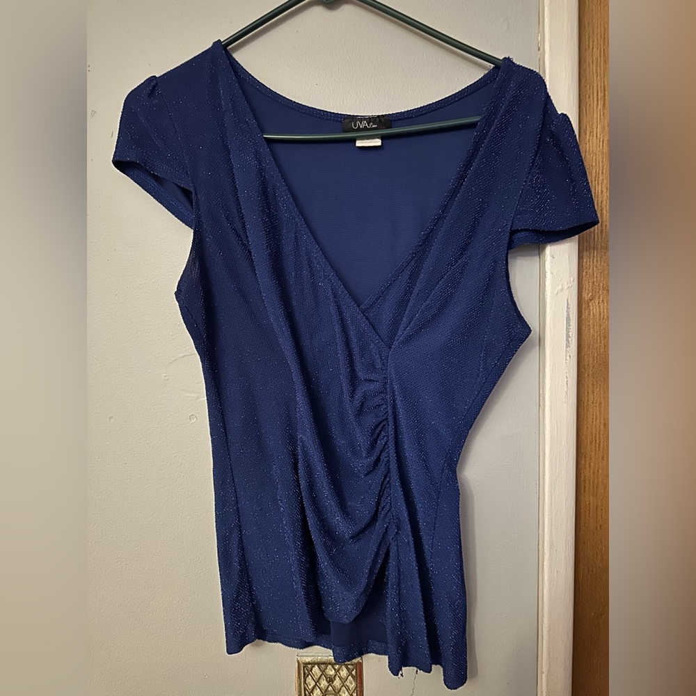 Blue dress up shirt